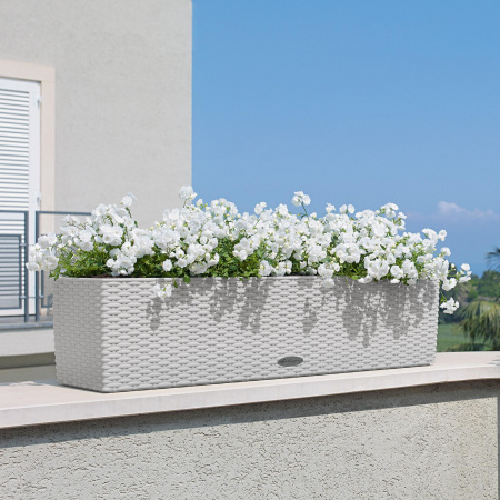 Кашпо Lechuza Balconera Cottage 80 Светло-Серый